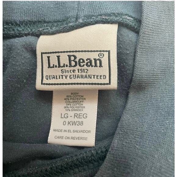 L.L. Bean lot of 2 Men’s Long Sleeve Shirt Green Black Size Large - Picture 11 of 12